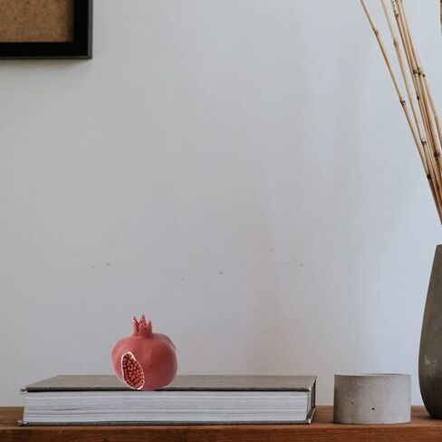 او ان ان بي ان ان قوالب شموع على شكل رمان، قالب سيليكون للرمان يمكنك صنعه بنفسك، قالب شوكولاتة ثلاثي الابعاد، قالب صابون فواكه صناعي مبتكر، لتزيين المنزل وتزيين الكيك من الراتنج in Kuwait