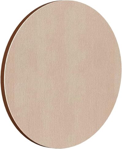 36 قطعة من البلاط الخشبي غير المكتمل مقاس 10.16 × 10.16 سم، خشب فارغ لتزيين الحائط بنفسك، مستدير in Kuwait