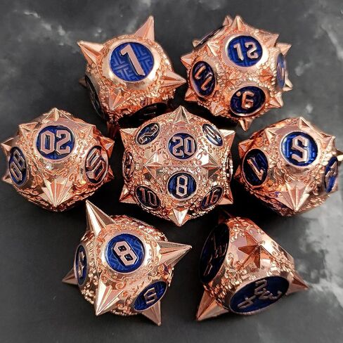 DND Dice Set Dungeons and Dragons Dice Set with Dice Bag Metal D&D Dice D and D Dice Set Polyhedral Dice for Pathfinder MTG Warhammer Role Playing RPG Dice Game 20 Sided D20 D12 D10 D8 D6 D4 in Saudi Arabia