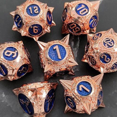 DND Dice Set Dungeons and Dragons Dice Set with Dice Bag Metal D&D Dice D and D Dice Set Polyhedral Dice for Pathfinder MTG Warhammer Role Playing RPG Dice Game 20 Sided D20 D12 D10 D8 D6 D4 in Saudi Arabia