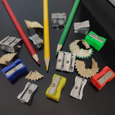 Pencil Sharpeners, Manual Pencil Sharpeners, Metal Pencil sharpeners, Bulk Pencil Sharpeners- 11PCS/Pack in Kuwait