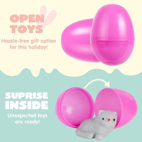 JOYIN 36 جهاز كمبيوتر شخصى بيض عيد الفصح المملوء مسبقًا مع ألعاب Mochi Squishy، لعبة اسفنجي صغيرة على شكل حيوان Kawaii للأطفال ألعاب تخفيف التوتر الجديدة، هدايا الحفلات، صيد بيض عيد الفصح، حقيبة عيد الفصح الجيدة، لوازم جائزة الفصل الدراسي in Saudi Arabia