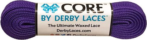 Derby Laces CORE ضيق 6 مم دانتيل مشمع للتزلج على الجليد والزلاجات الدوارة والأحذية طويلة الرقبة والأحذية العادية in Kuwait
