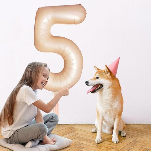 Number 0 Balloons Retro Apricot Zero Birthday Decorations Light Brown balloon for 0nd Birthday Boy Girl Decoration Large 40 Inch Digital 0 Year Old Nude Ballons Neutral Balloon Caramel 10 in Saudi Arabia
