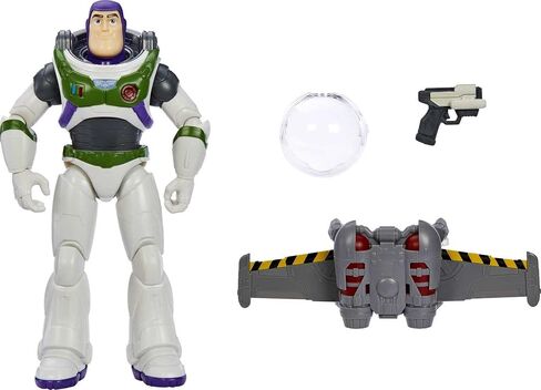 Mattel Disney and Pixar Lightyear Buzz Action Figure, Space Ranger Gear XL-01 Uniform & Accessories, 14 Moving Joints in Saudi Arabia