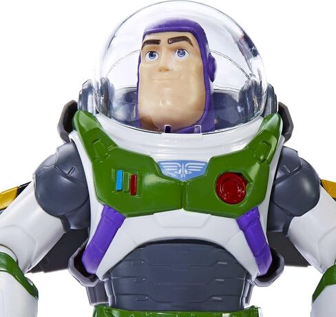 Mattel Disney and Pixar Lightyear Buzz Action Figure, Space Ranger Gear XL-01 Uniform & Accessories, 14 Moving Joints in Saudi Arabia