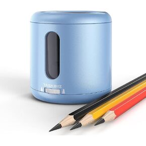 Electric Pencil Sharpener, Battery/USB Operated Portable Automatic Pencil Sharpener Kids, 3s Fast Sharpen, Suitable for No.2/Colored Pencils(6-8mm), School/Classroom/Office/Home (Black) in Saudi Arabia