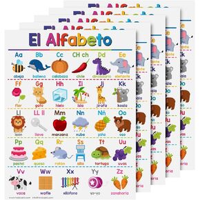 Mi Cuerpo Spanish Educational Posters for Kids – The Human Body Classroom and Homeschool Learning Visual Aid and Chart Decorations for Classrooms and Homes | Durable, Glossy Cardstock | 8.5" x 11"