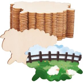 OLYCRAFT 30 قطعة من عصا الهوكي الخشبية غير المكتملة شرائح خشبية فارغة على شكل هوكي قطع خشبية غير مكتملة شرائح فارغة من الخشب الطبيعي لمشروع رسم اللوحة المنزلية والحرف اليدوية لتزيين الحفلات in Kuwait