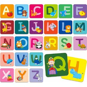 Memory Matching Game, 72 PCS Animal Matching Cards for Toddlers 36 Pairs Memory Cards for Preschool 4 5 6 Years Old