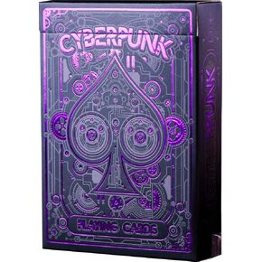 Cyberpunk Blue Playing Cards, Cardistry Decks, Black Deck of Cards for Kids & Adults, Cool with Card Game e-Book, Unique Poker, in Saudi Arabia