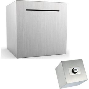 بنك أصبع للبالغين، بنك أصبع بكلمة مرور، بنك أصبع للبالغين قابل لإعادة الاستخدام من الفولاذ المقاوم للصدأ، بنك أصبع معدني مع قفل للبالغين، بنك توفير غير قابل للكسر لتوفير النقود (فضي، 7.9 بوصة) in Kuwait