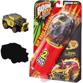 Boom City Racers - عبوتان - سيارة حصرية Boom Yah! سيارة إكس آند إيه سربرايز الغامضة، متعددة الألوان (40057) in Saudi Arabia