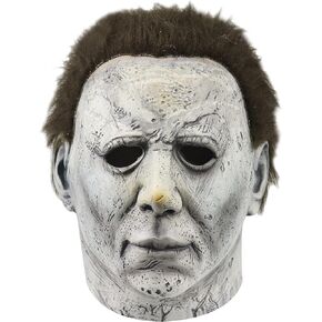 قناع مايكل مايرز كوسبلاي رعب هالوين وجه كامل مخيف الكوابيس الدعامة اللاتكس in Kuwait