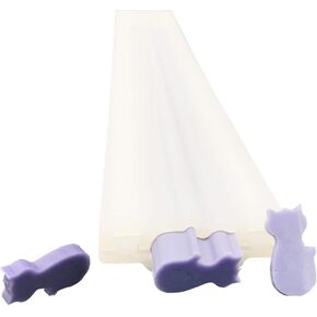 EchoDone لطيف القط أنبوب مطلي سيليكون شمعة الصابون الصابون إمدادات صنع الصابون in Kuwait