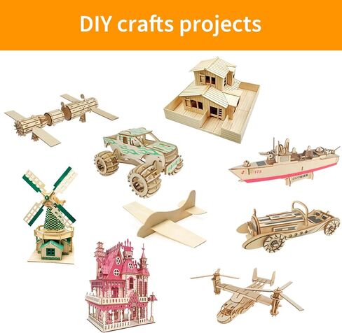 WYKOO 25 Pack 150x100x2mm Wood Sheets Natural Unfinished Wood Thin Plywood Sheets Wood Sheets Hobby Wood Plywood Board for DIY Crafts Wooden House Architectural Plane Model Boat in Kuwait