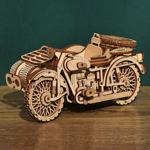 LEORTE 81 قطعة ألغاز خشبية ثلاثية الأبعاد للبالغين والأطفال، مجموعة نماذج الصور المقطوعة ثلاثية الأبعاد لصنع السجل/القطع بالليزر/لا تحتاج إلى غراء أو مفك براغي، لعبة إبداعية ذاتية الصنع للأطفال من 6+ أولاد وبنات in Kuwait