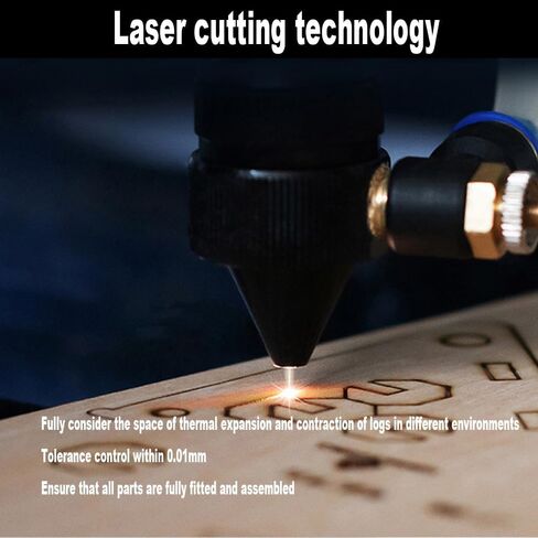 LEORTE 81 قطعة ألغاز خشبية ثلاثية الأبعاد للبالغين والأطفال، مجموعة نماذج الصور المقطوعة ثلاثية الأبعاد لصنع السجل/القطع بالليزر/لا تحتاج إلى غراء أو مفك براغي، لعبة إبداعية ذاتية الصنع للأطفال من 6+ أولاد وبنات in Kuwait