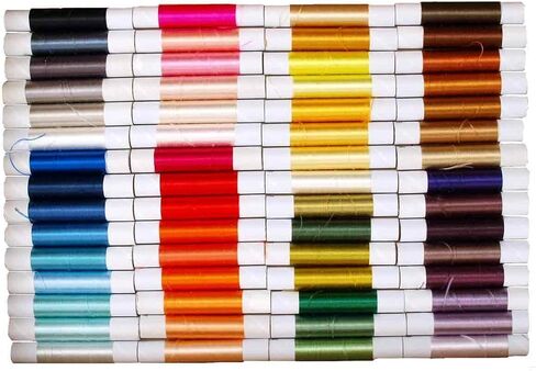 Non-twisted Flat Silk Embroidery Thread - 60 colors set - Import from Kyoto Japan in Saudi Arabia