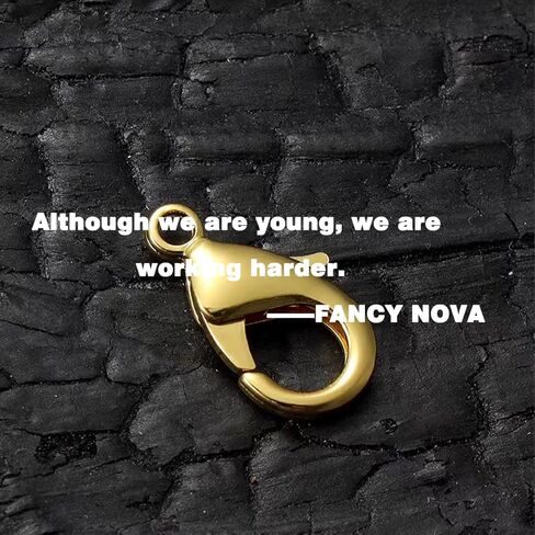 240PCS Gold Lobster Clasps for Jewelry Making, Lobster Claw Clasps with Open Rings for Bracelet Necklace (Clasp 12mm, Ring 5mm) in Kuwait