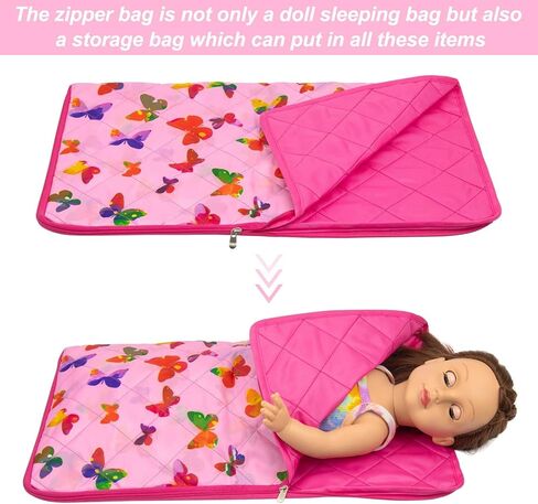 يونيكورن ايليمنت مجموعة خيمة تخييم للدمى من 7 قطع لملحقات دمية الفتيات مقاس 18 انش بما في ذلك ملابس الدمى مقاس 18 انش وخيمة وشنطة نوم وشنطة ظهر وكاميرا والجوال والخريطة in Kuwait