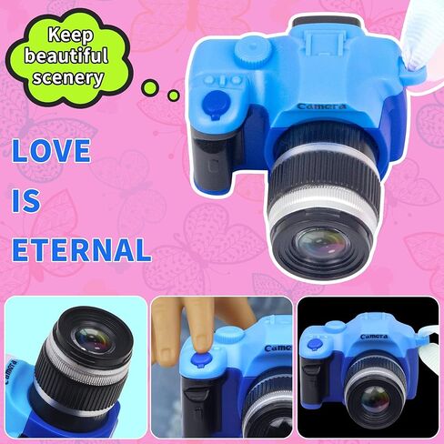 يونيكورن ايليمنت مجموعة خيمة تخييم للدمى من 7 قطع لملحقات دمية الفتيات مقاس 18 انش بما في ذلك ملابس الدمى مقاس 18 انش وخيمة وشنطة نوم وشنطة ظهر وكاميرا والجوال والخريطة in Kuwait