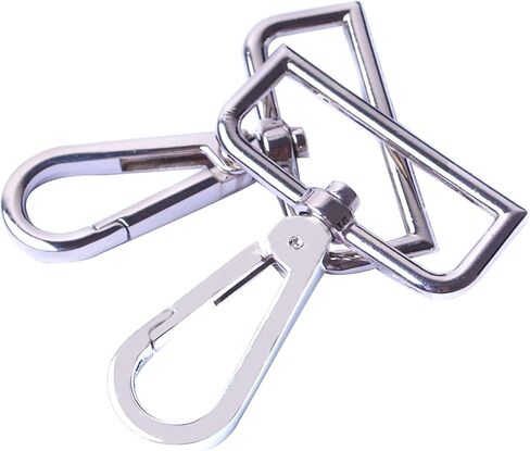 Bobeey 4pcs الداخلية 1 1/2 بوصة الأسود بندقية دفع بوابة المفاجئة السنانير، قطب المفاجئة المحافظ المعدنية المشابك، الأجهزة المحفظة، المشابك جراد البحر محفظة، المحافظ السنانير BBC24 (بندقية سوداء) in Kuwait