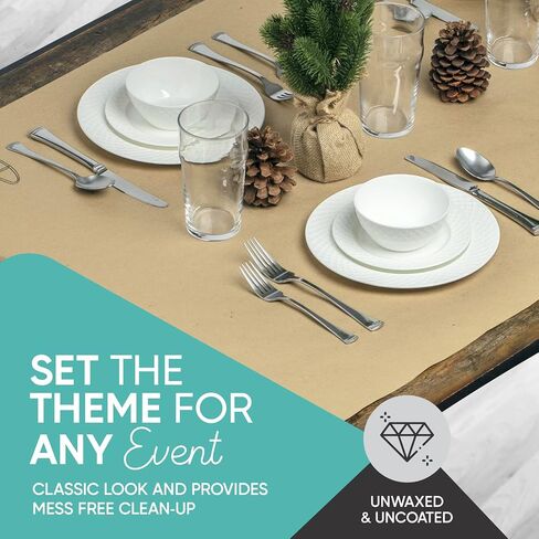 ورق تغليف هدايا كرافت بني مقاس 17.50 بوصة × 900 بوصة (75 قدمًا) مصنوع في الولايات المتحدة الأمريكية، لفة ضخمة، مثالية لتغليف علب الهدايا، والفنون والحرف اليدوية، والبريد، والتعبئة، والشحن، وتغطية الأرضيات، والطرود، ومفرش الطاولة، معاد تدويرها بنسبة 100% in Kuwait