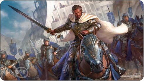 Ultra PRO - The Lord of The Rings: Tales of Middle-Earth Playmat تتميز بما يلي: Aragorn for Magic: The Gathering، وحماية البطاقات أثناء اللعب، واستخدامها كلوحة ماوس، وسجادة مكتب in Saudi Arabia