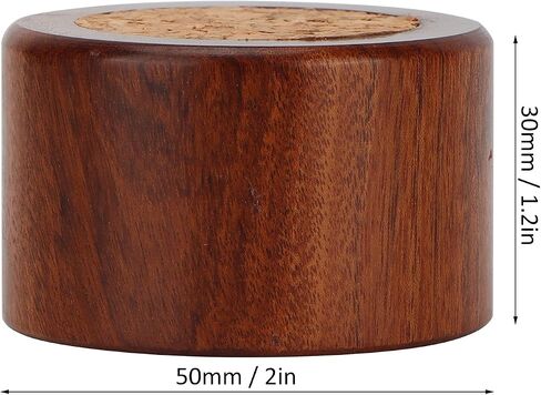 Needle Cushion Wooden Base Ball Shaped Vintage Round Pin Cushion Craft Tool Insertion Storage Tools[Rosewood Needle] Sewing Baskets in Saudi Arabia