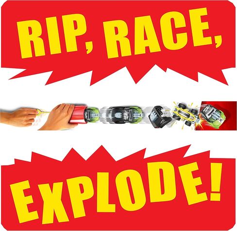 Boom City Racers - عبوتان - سيارة حصرية Boom Yah! سيارة إكس آند إيه سربرايز الغامضة، متعددة الألوان (40057) in Saudi Arabia