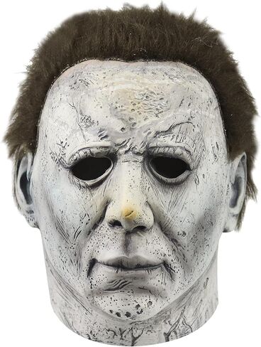 قناع مايكل مايرز كوسبلاي رعب هالوين وجه كامل مخيف الكوابيس الدعامة اللاتكس in Kuwait