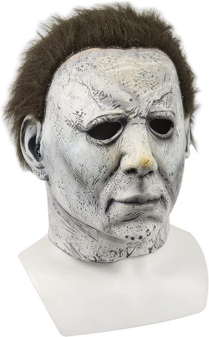 قناع مايكل مايرز كوسبلاي رعب هالوين وجه كامل مخيف الكوابيس الدعامة اللاتكس in Kuwait