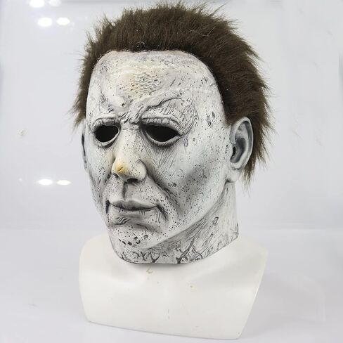 قناع مايكل مايرز كوسبلاي رعب هالوين وجه كامل مخيف الكوابيس الدعامة اللاتكس in Kuwait