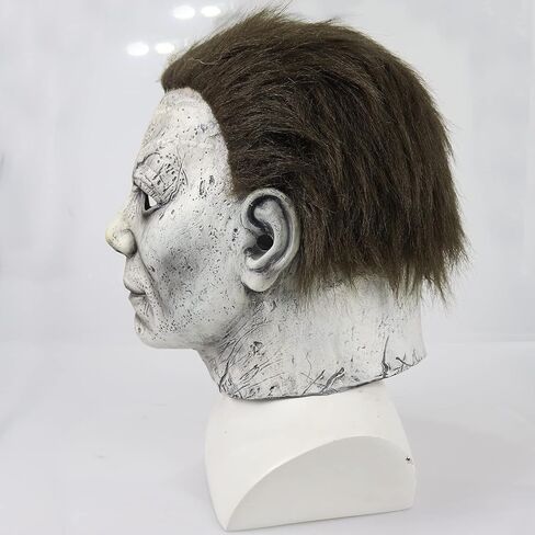 قناع مايكل مايرز كوسبلاي رعب هالوين وجه كامل مخيف الكوابيس الدعامة اللاتكس in Kuwait