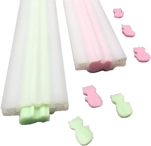 EchoDone لطيف القط أنبوب مطلي سيليكون شمعة الصابون الصابون إمدادات صنع الصابون in Kuwait