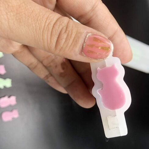 EchoDone لطيف القط أنبوب مطلي سيليكون شمعة الصابون الصابون إمدادات صنع الصابون in Kuwait