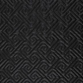 Mook Fabrics Quilted Poly Swirl W/R 5 OZ, Black Cut by The Yard in Saudi Arabia