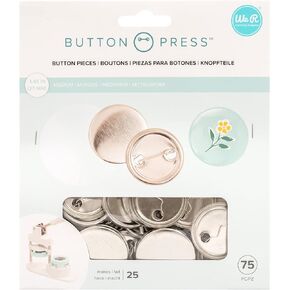 We R Memory Keepers Button Press Refill- Medium, Button Making Kit Buttons Button Maker Mutton Maker Machine Button Maker Kit Mylar Button Shells Pin Backs Inserts Button Pieces Fastners