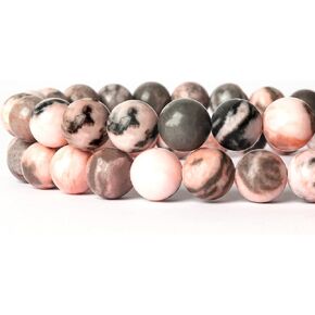 Aquamarine Natural Gemstone Beads for Jewelry Making - AIXPROBEAD 45pcs 8mm Loose Round Stone Beads for DIY Bracelets and Necklaces