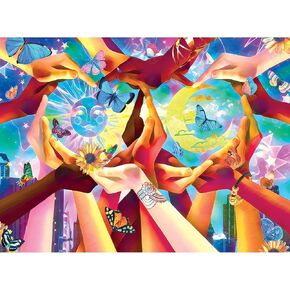 Cra-Z-Art - RoseArt - Rose - ألعاب مكعبات البناء الملونة - أحجية الصور المقطوعة المكونة من 1000 قطعة