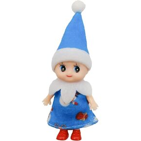 LovelfStory Elf Accessories Baby، دمية صغيرة لعيد الميلاد للفتيات والفتيان هدية عيد الميلاد (أحمر عيد الميلاد)