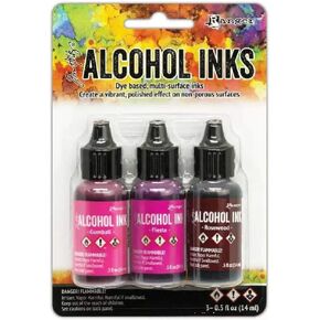 Tim Holtz - Ranger Alcohol Ink 3PKG, Pink/Red Specturm