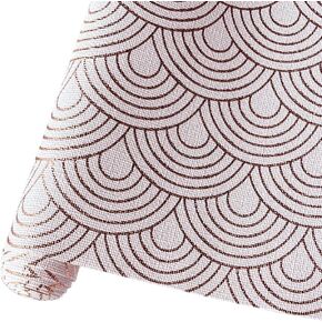 HYANG Matte Bronzing Embossing Grid White PU Faux Leather 1 Roll 12"X53"(30cmX135cm), Faux Leather Very Suitable for Crafts Making Leather Earrings, Bows, Handbag ，Sewing