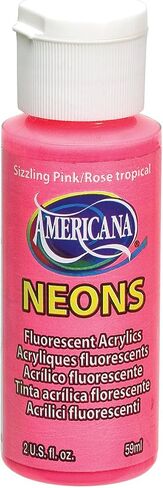 DecoArt DHS3-3 Americana Neon's Paint, 2-Ounce, Sizzling Pink in Saudi Arabia