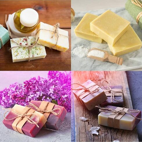 مجموعة قوالب صابون سيليكون مكونة من 4 قطع، 6 تجاويف مستطيلة الشكل من السيليكون لقالب الصابون والحرف اليدوية المنزلية، قالب الكيك، قالب الشوكولاتة، صينية مكعبات الثلج (4 الوان) in Kuwait