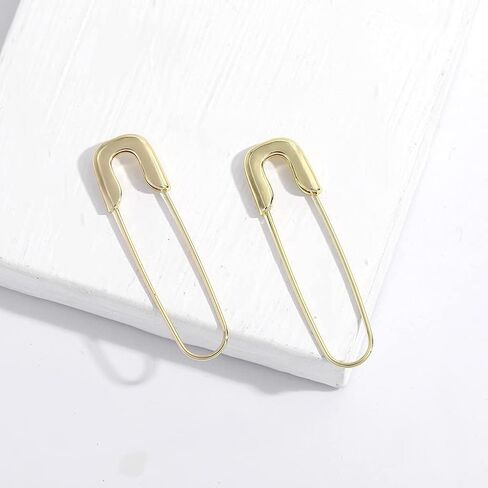 Paperclip Earrings for Women Safety Pin Earring Gold Hoop Earrings Gifts for Valentines Day Gifts for Her Him Dangle Drop Stud Earrings in Saudi Arabia