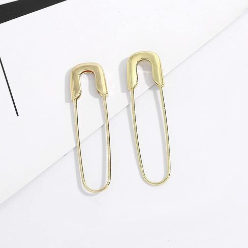 Paperclip Earrings for Women Safety Pin Earring Gold Hoop Earrings Gifts for Valentines Day Gifts for Her Him Dangle Drop Stud Earrings in Saudi Arabia