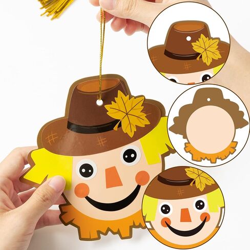 BeYumi Christmas Dachshund Craft Kit - 123Pcs Christmas Dachshund Craft Kit DIY Hanging Ornament Make Your Own Dachshund Decoration Set Xmas Holiday Party Favor Home Classroom Art Supplies for Kids in Kuwait