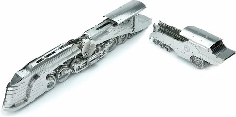 مجموعة نموذج ثلاثي الابعاد من تايم فورماشين، نموذج قطار بمقياس عتيق، نموذج قطار بخاري متحرك، احجية ثلاثية الابعاد للبالغين - مجموعة معدنية ذاتية الصنع، نموذج معدني قابل للتجميع، مجموعة بناء قطار in Kuwait